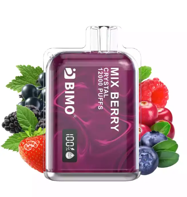 BIMO CRYSTAL 12000PUFFS ist eine wiederaufladbare Vape