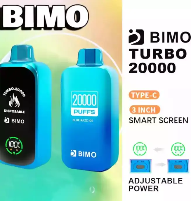 BIMO TURBO 20000 Puffs – Kompakt & intensiv dampfen