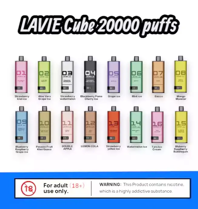 LAVIE Cube 20000 Puffs – Einweg-Vape mit Power