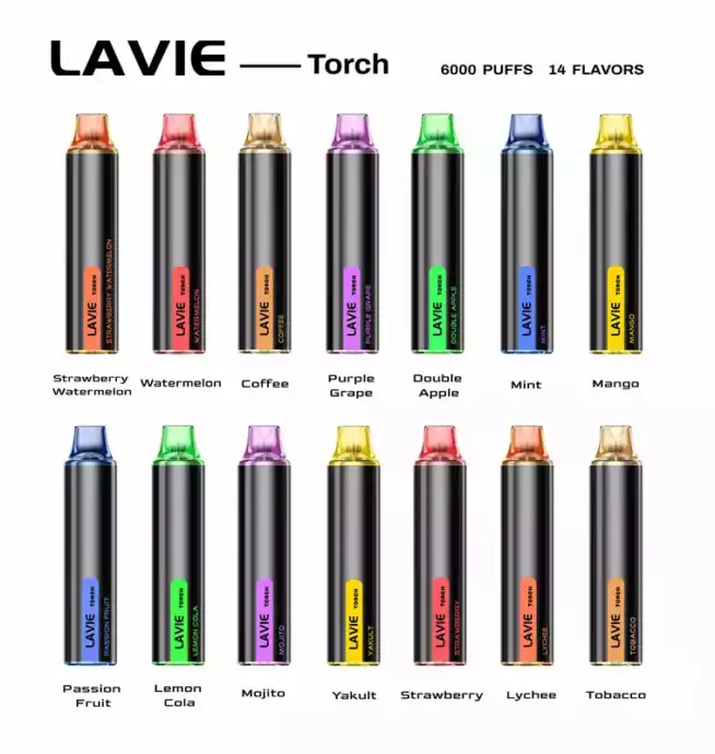 LAVIE Torch 6000 Puffs Wie viele Züge bietet die