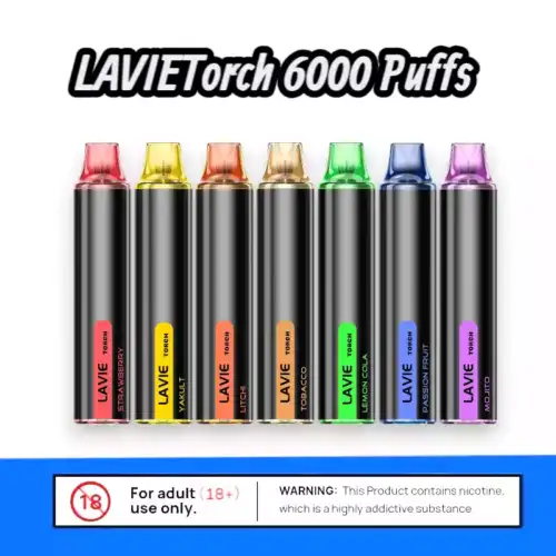 LAVIE Torch 6000 Puffs – Kompakte Vape mit 6000 Zügen