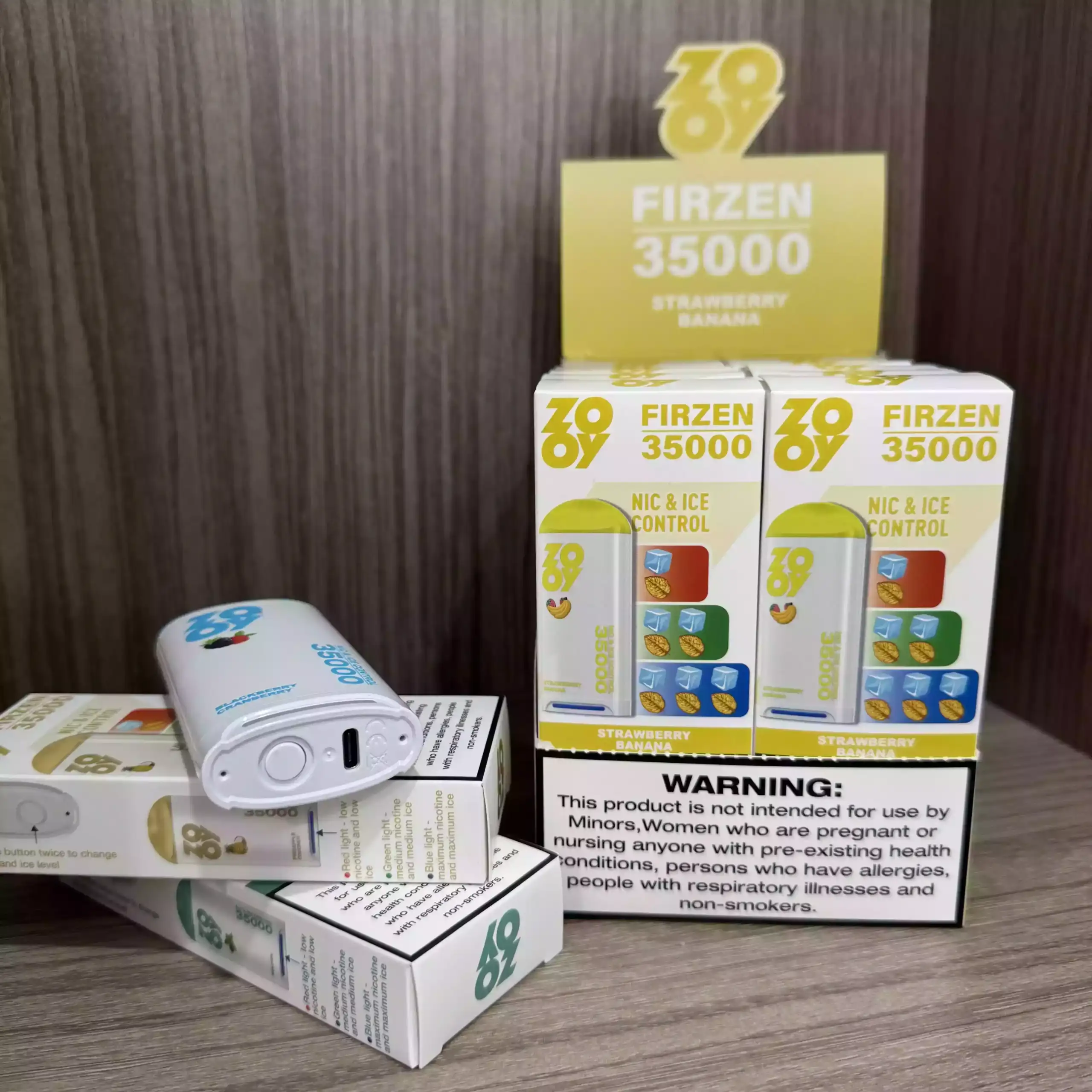 ZOOY FIRZEN 35000 Puffs Wie funktioniert die ICE & NIC Control