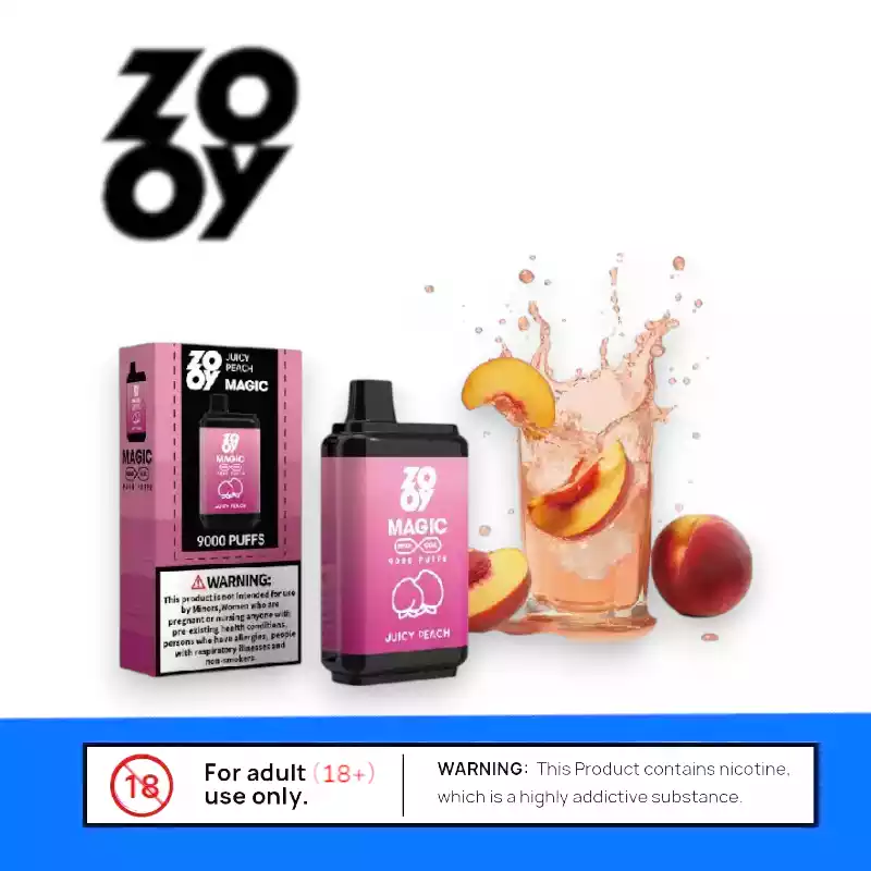 ZOOY MAGIC 9000 Puffs Vape mit Mesh Coil