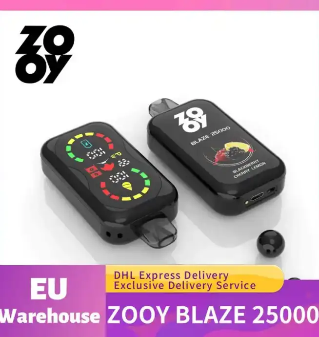 Zooy Blaze 25000 Puffs Dual Coil & Fullscreen Vape