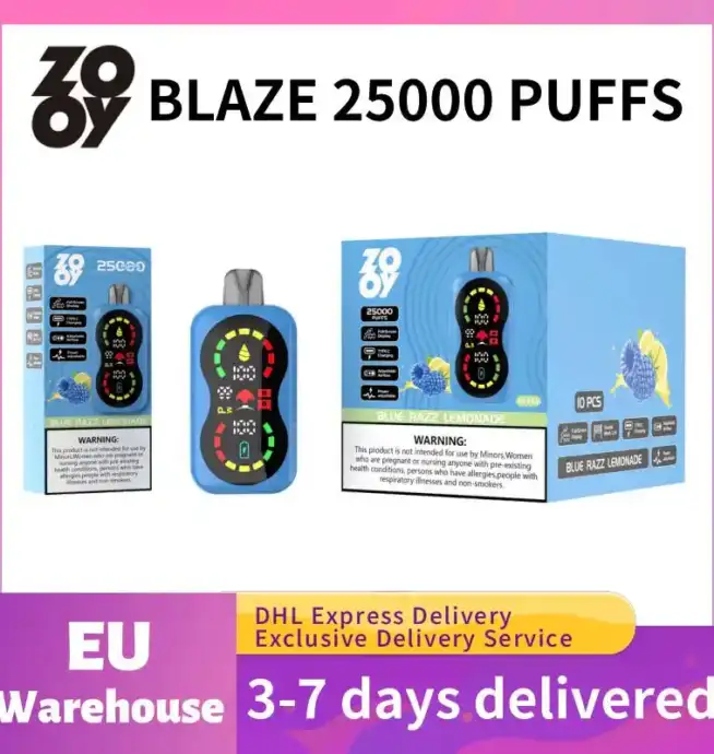 Zooy Blaze 25000 Puffs Dual Coil & Fullscreen Vape
