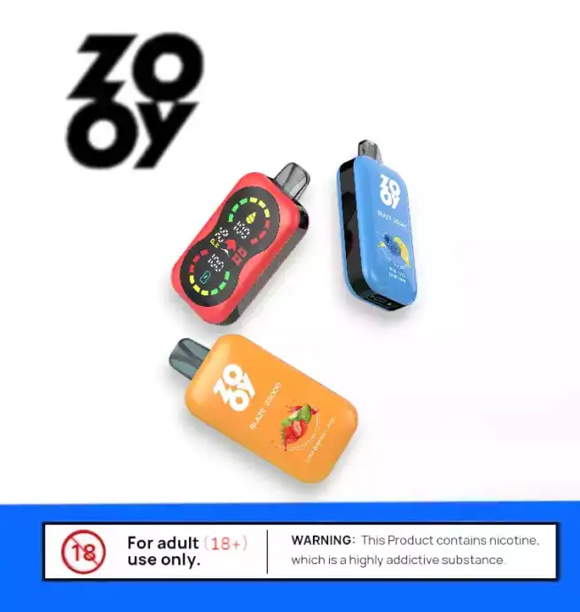 Zooy Blaze 25000 Puffs Dual Coil & Fullscreen Vape