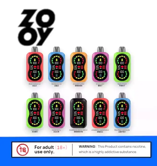 Zooy Blaze 25000 Puffs Dual Coil & Fullscreen Vape