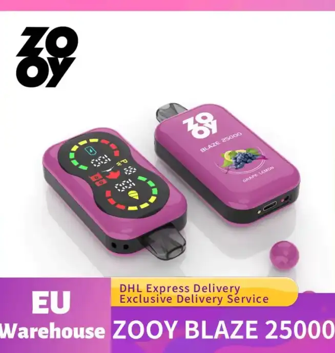 Zooy Blaze 25000 Puffs Dual Coil & Fullscreen Vape