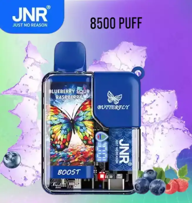 JNR Butterfly 8500 Puff – Digitales Display Einweg-Vape