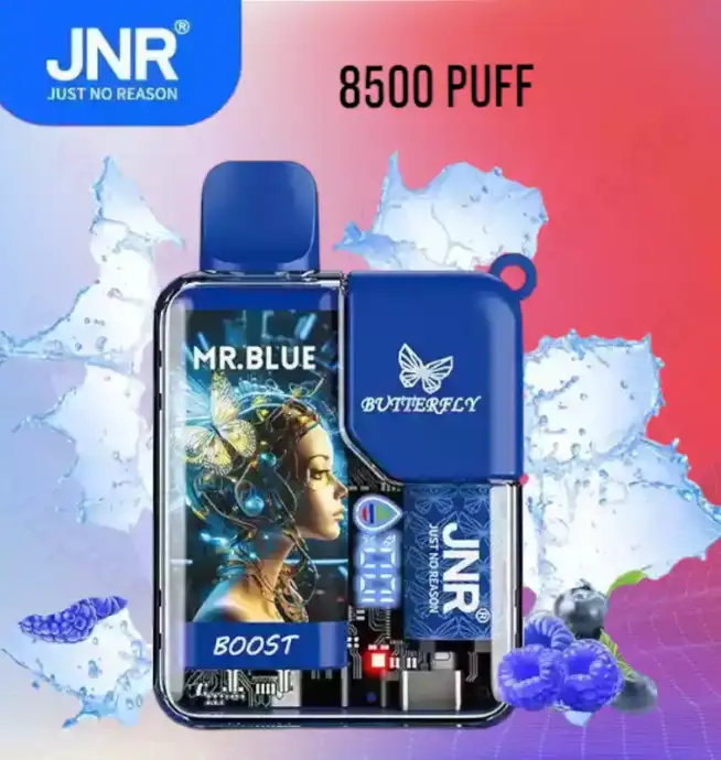 JNR Butterfly 8500 Puff – Digitales Display Einweg-Vape