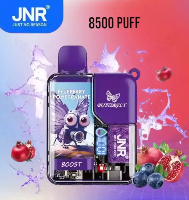 JNR Butterfly 8500 Puff – Digitales Display Einweg-Vape