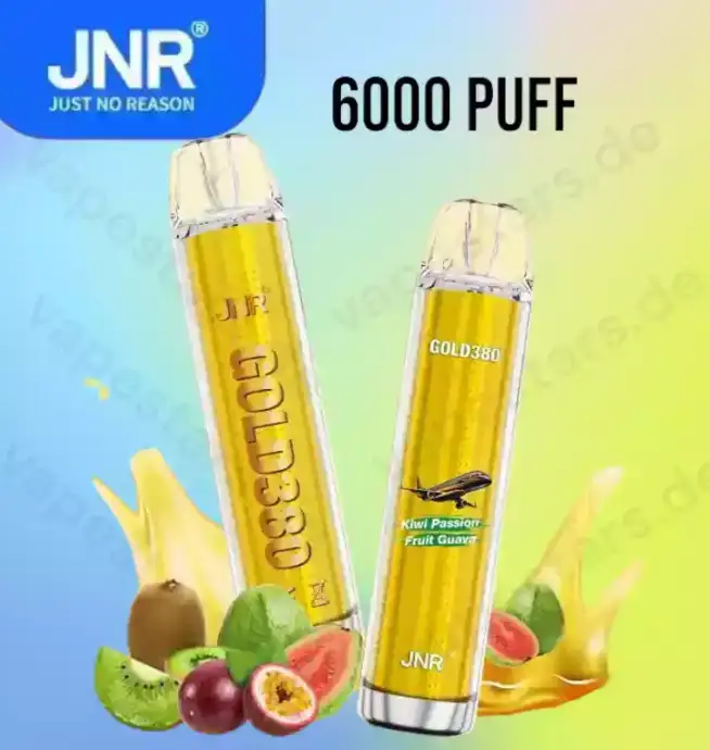 JNR GOLD380 6000 Puff – und intensiver Geschmack