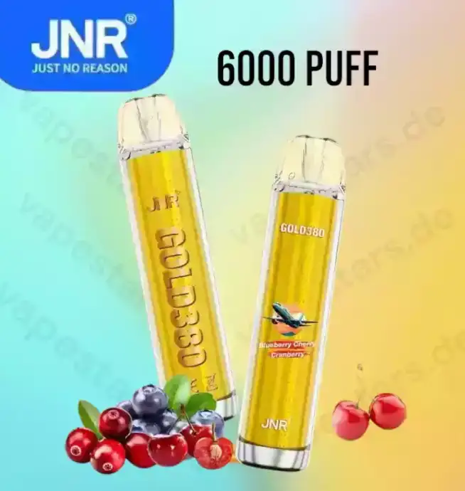 JNR GOLD380 6000 Puff – und intensiver Geschmack