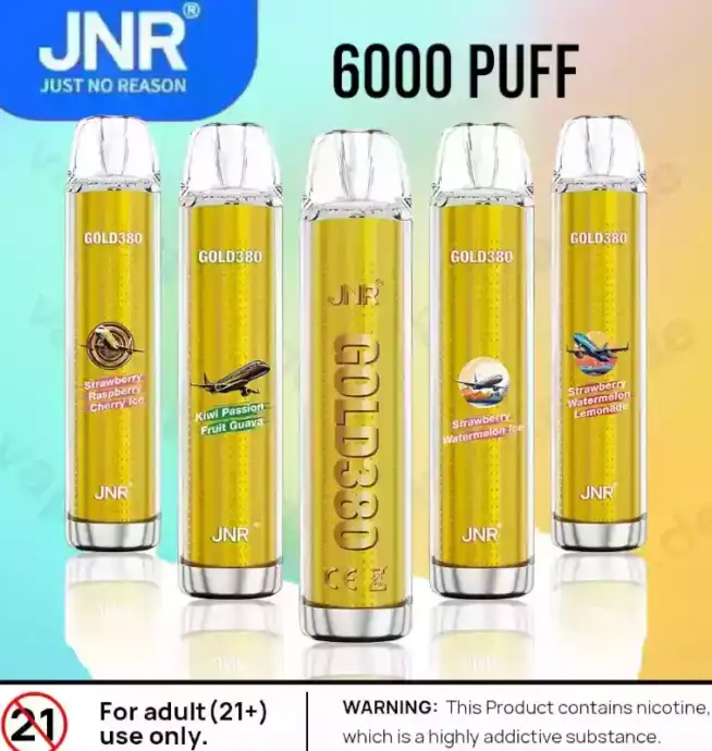 JNR GOLD380 6000 Puff – und intensiver Geschmack