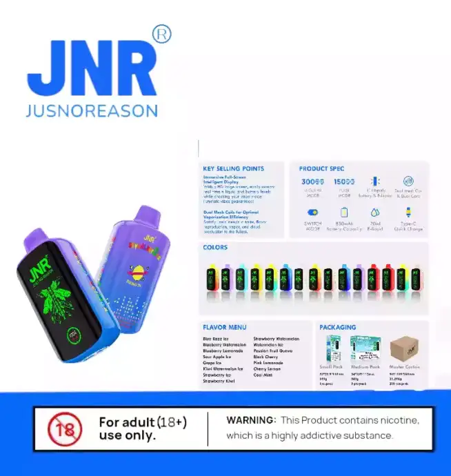 JNR Skywalker Box 21000 Puff – und Top-Geschmack