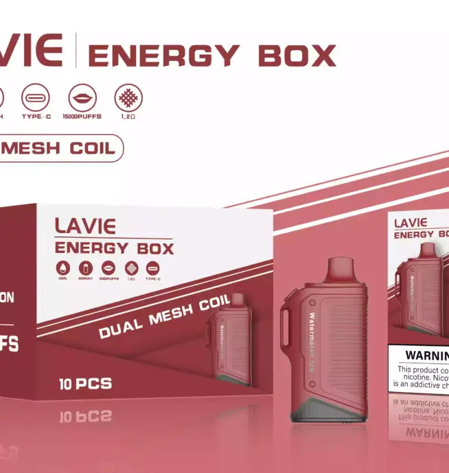 LAVIE Energy Box 15000 Puffs – Kompakt, Stark, Stylisch