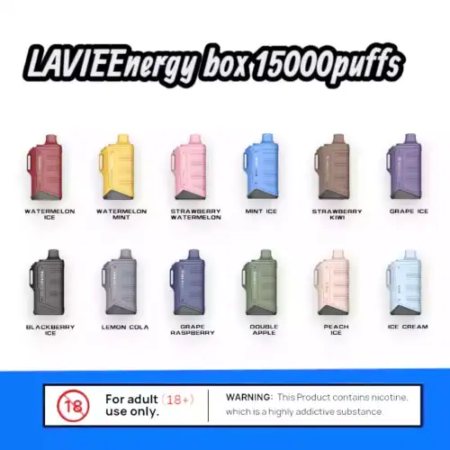LAVIE Energy Box 15000 Puffs – Kompakt, Stark, Stylisch