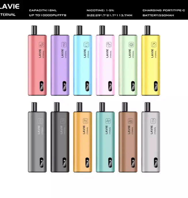 LAVIE Eternal 10000 Puffs Vape – Kompakt & Wiederaufladbar