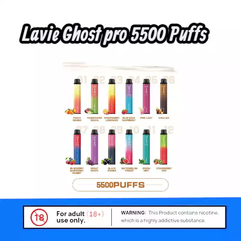 Lavie Ghost Pro 5500 Puffs Einweg E-Zigarette
