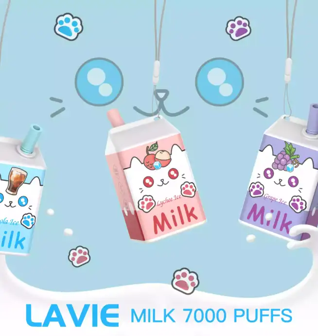 Lavie Milk 7000 Puffs – Kompakte Power mit 10 Sorten