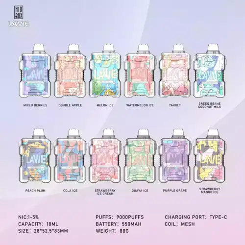 Lavie Nio 9000 Puffs Ist das Gerät wiederaufladbar