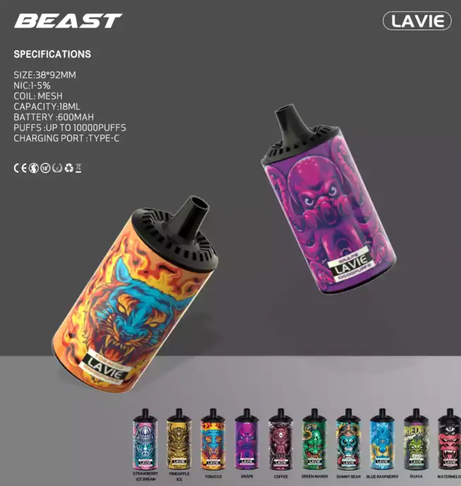 Lavie Rockt 10000 Puffs Einweg E-Zigarette