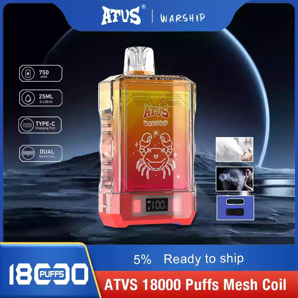 ATVS Warship 18000 Puffs Vape