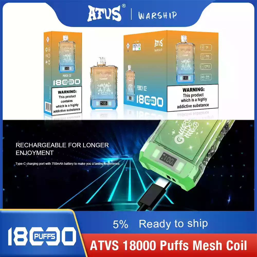 ATVS Warship 18000 Puffs Vape
