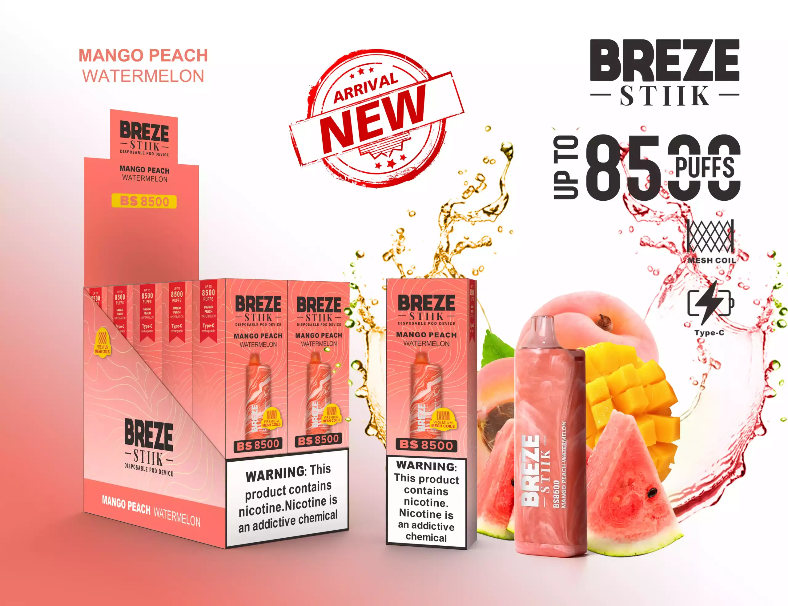 Breze Stiik BS 8500 Puffs kaufen Vape