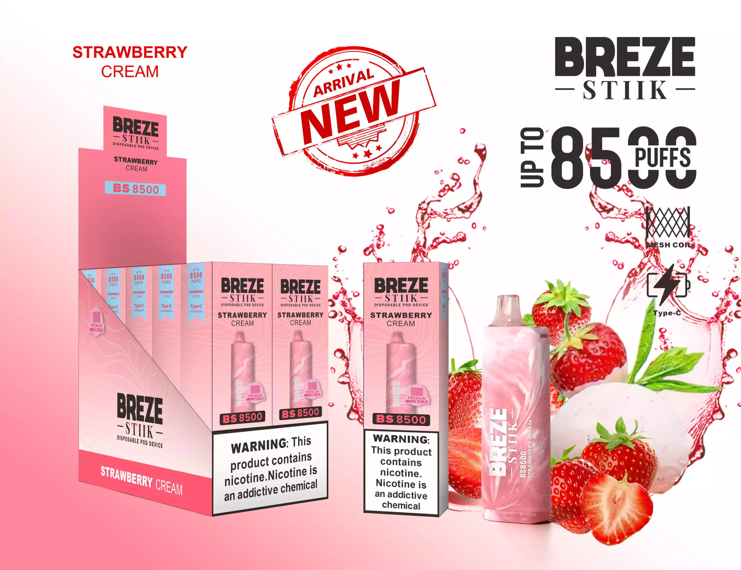 Breze Stiik BS 8500 Puffs kaufen Vape
