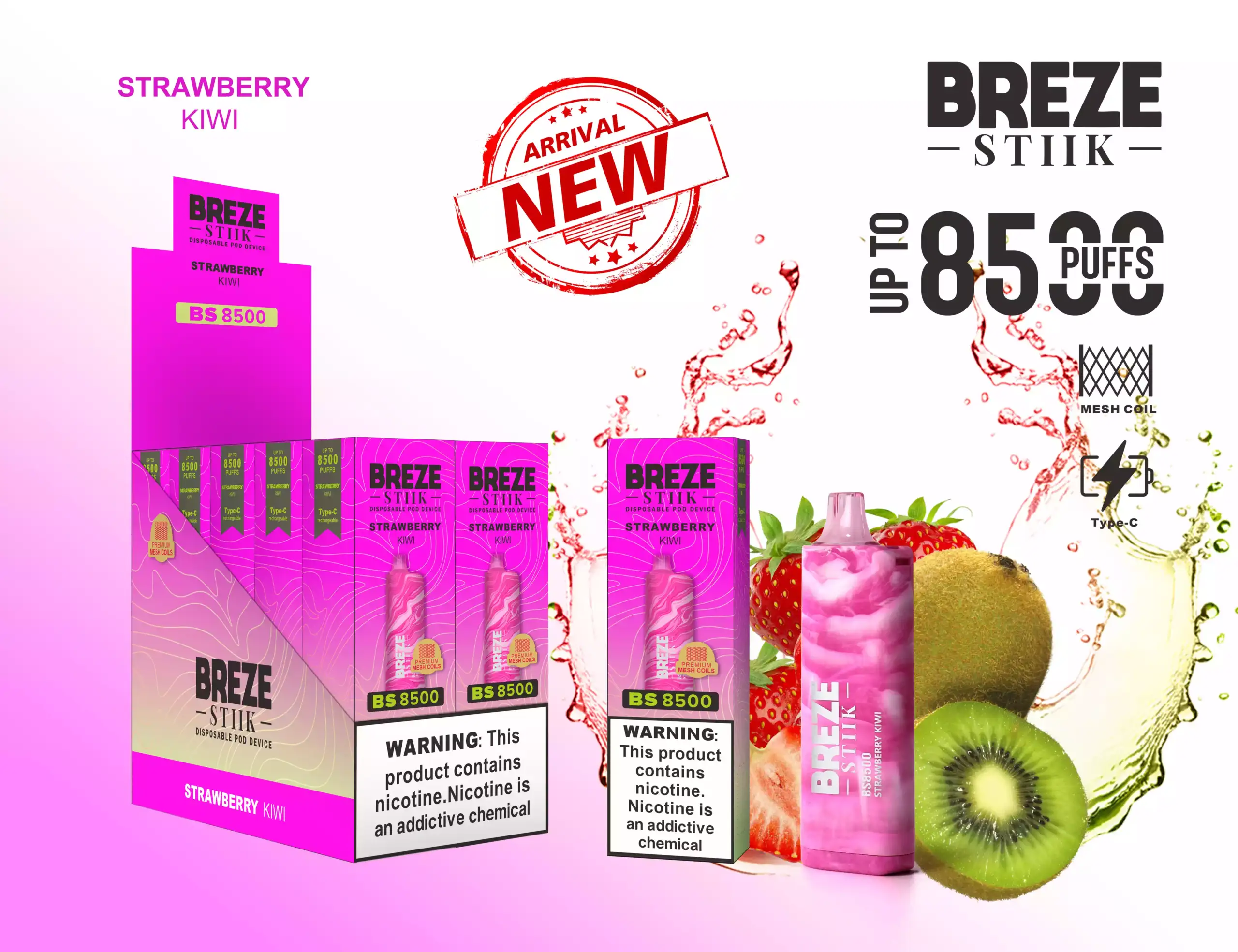 Breze Stiik BS 8500 Puffs kaufen Vape