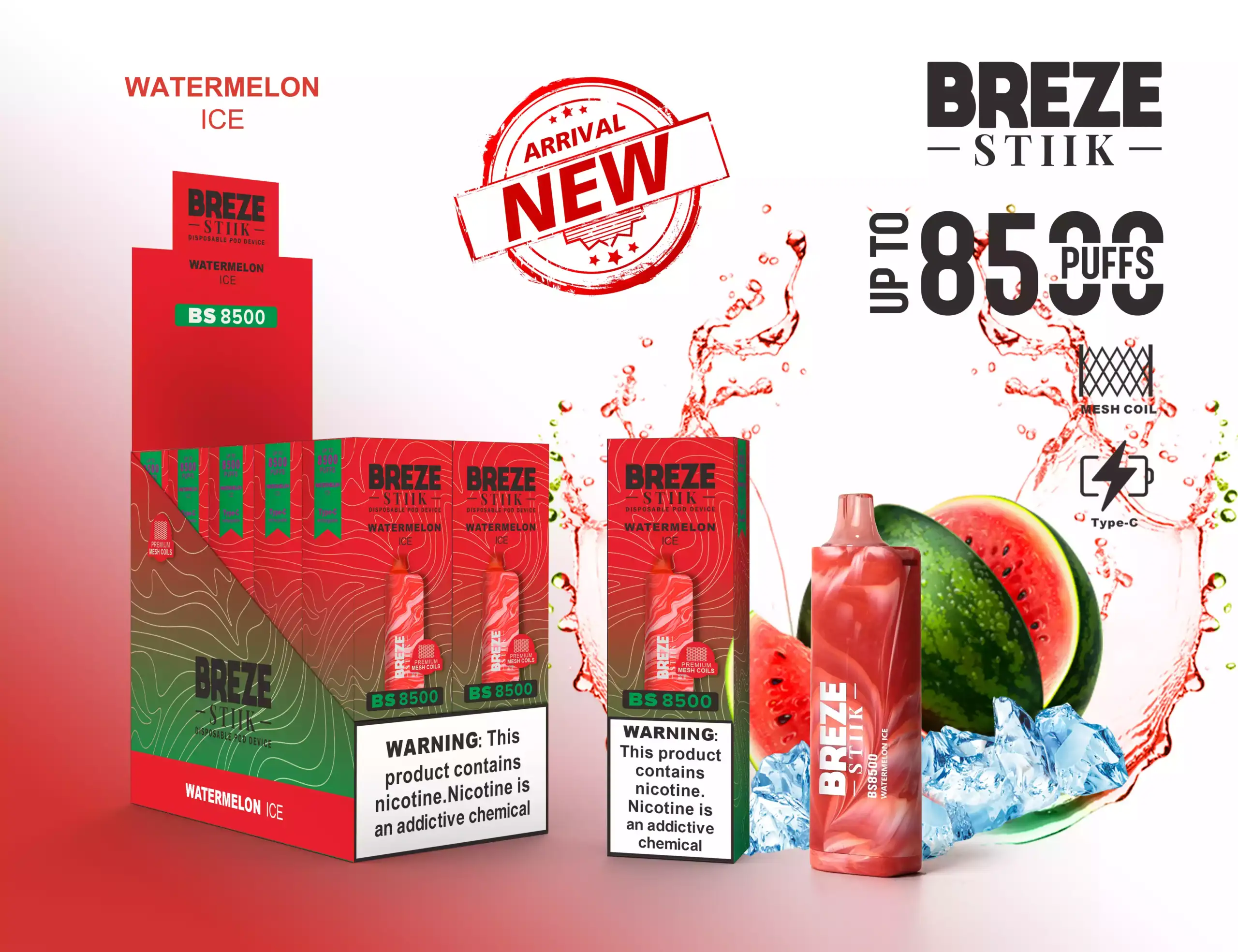 Breze Stiik BS 8500 Puffs kaufen Vape