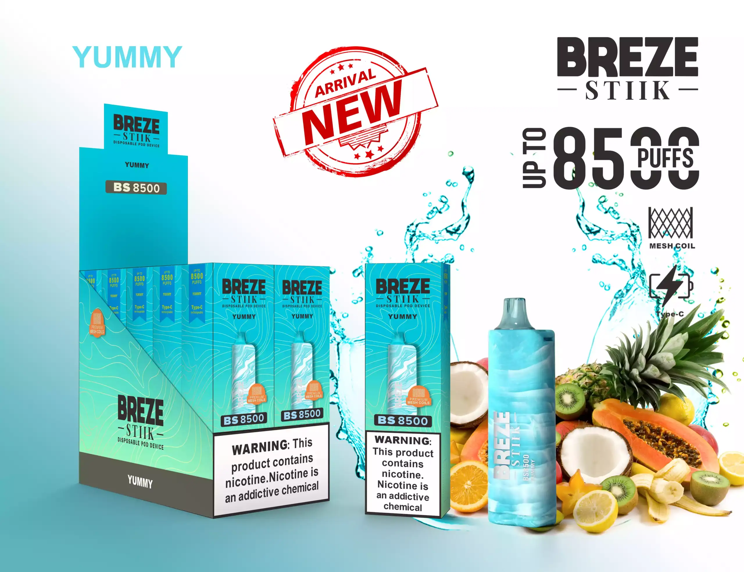 Breze Stiik BS 8500 Puffs kaufen Vape